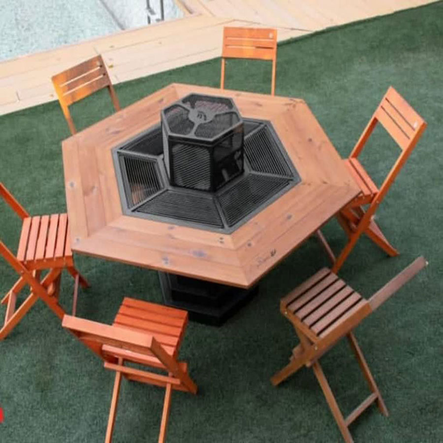 آتشدان سنگی گازی